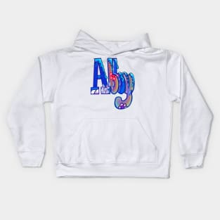 Abby personalised customised nickname for Abigail Kids Hoodie